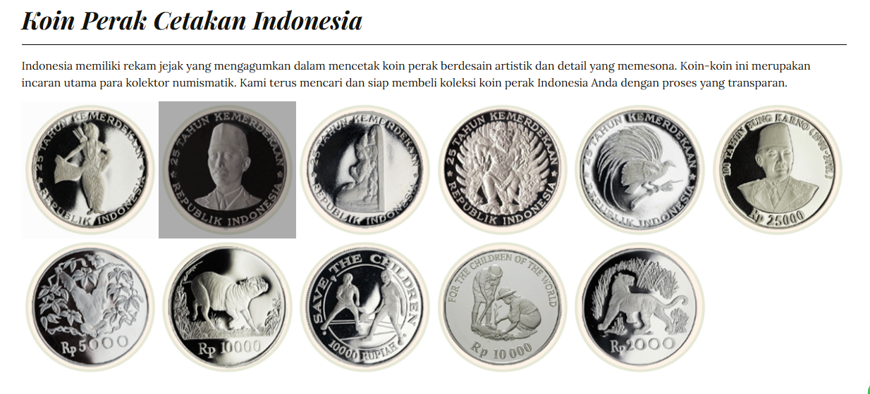 Uang Koin Kuno Indonesia yang di cari kolektor